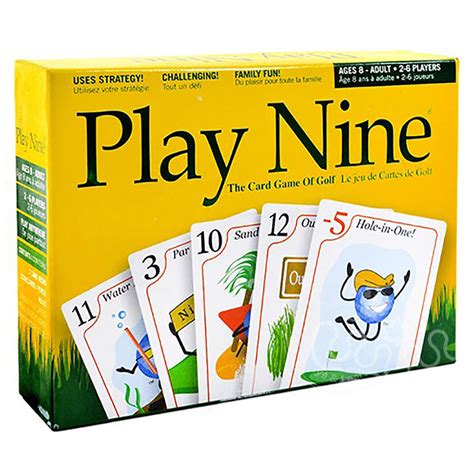  Play Nine: The Card Game of Golf! Original Score Cards- 3 Pack  : Toys & Games